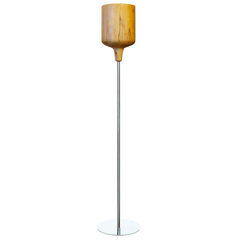 Lámpara de pie Led de madera KALIX