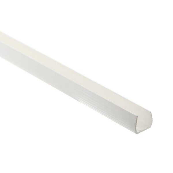 Carril PVC blanco para Led NEON 14x26mm