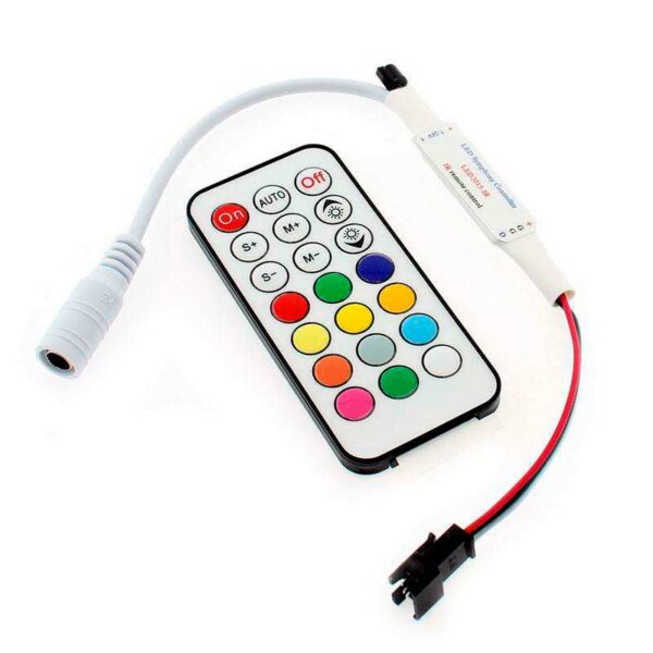 Controlador SP103 IR para tira LED IC Digital + mando