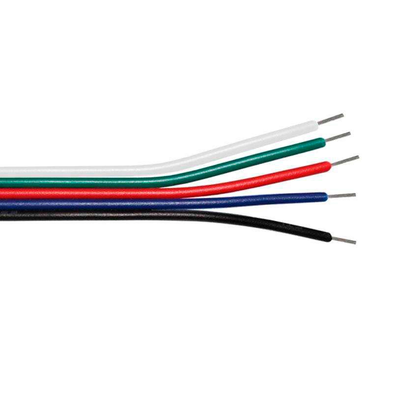 Cable de conexión para tiras LED RGBW 1 metro - 5x0