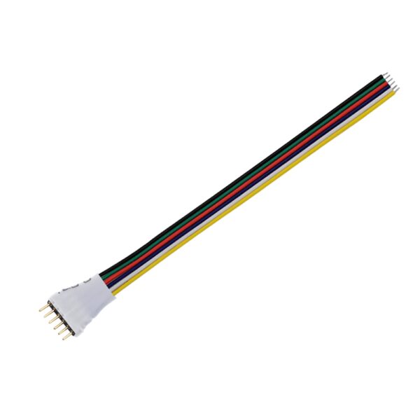 Cable de conexión directa para tira LED RGB+CCT (6 Pin) 15cm