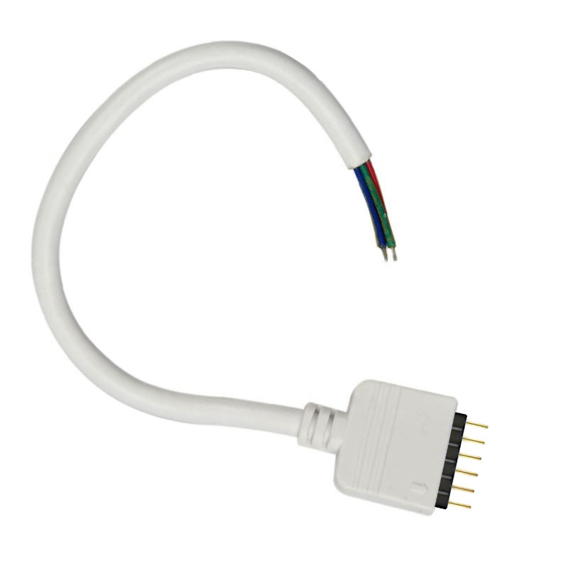 Cable redondo conexión macho 6 Pin 11mm RGB+CCT