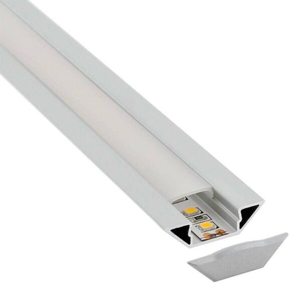 Perfil aluminio SINGE para tiras LED