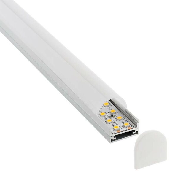 KIT - Perfil aluminio STUV para tiras LED