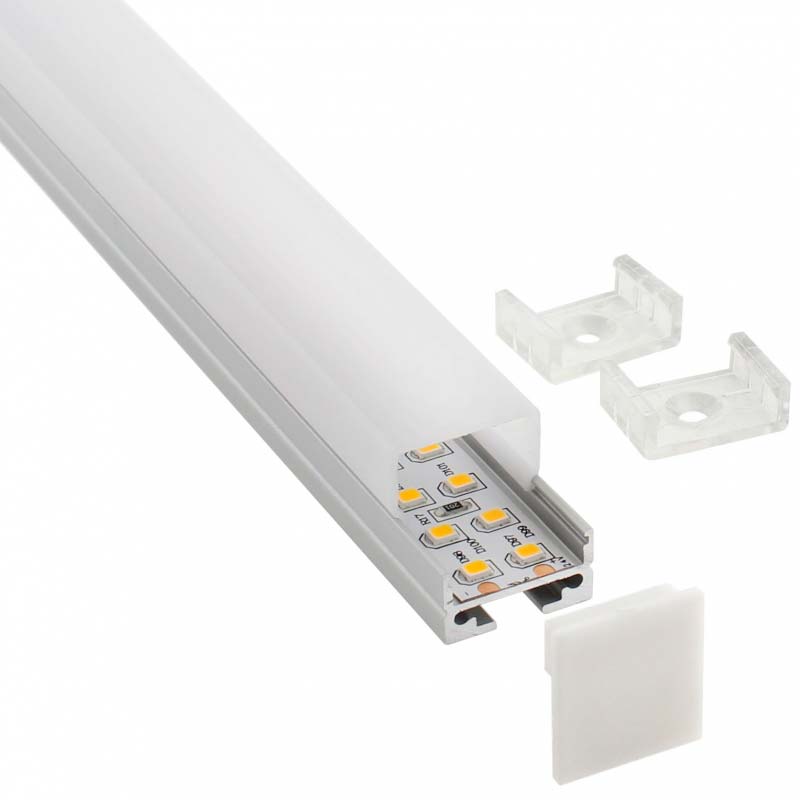 KIT - Perfil aluminio ALKAL SUSPEND para tiras LED
