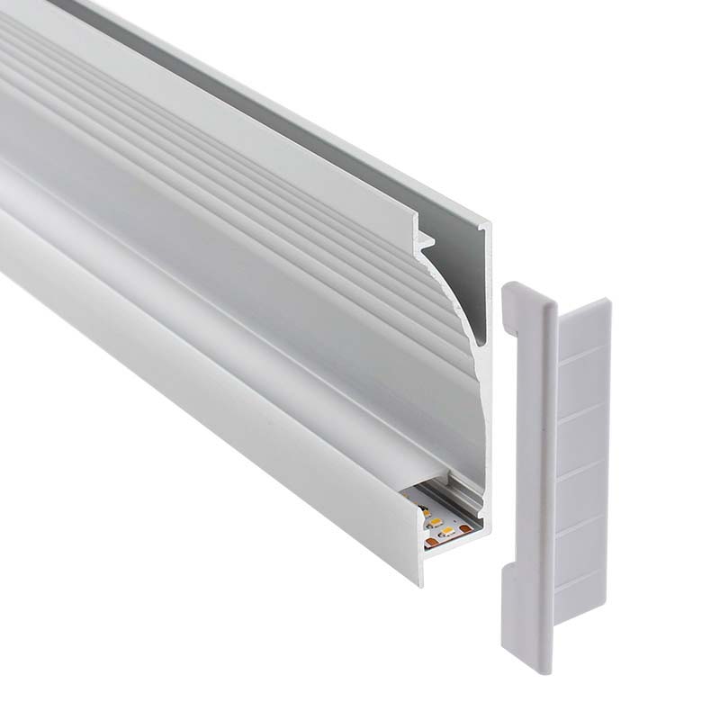 KIT - Perfil aluminio NITRA para tiras LED