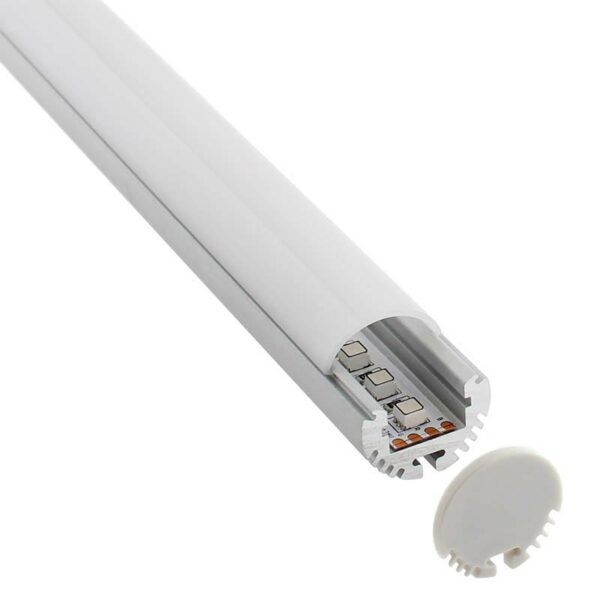 KIT - Perfil aluminio KROB para tiras LED