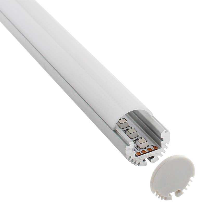 KIT - Perfil aluminio KROB-B para tiras LED