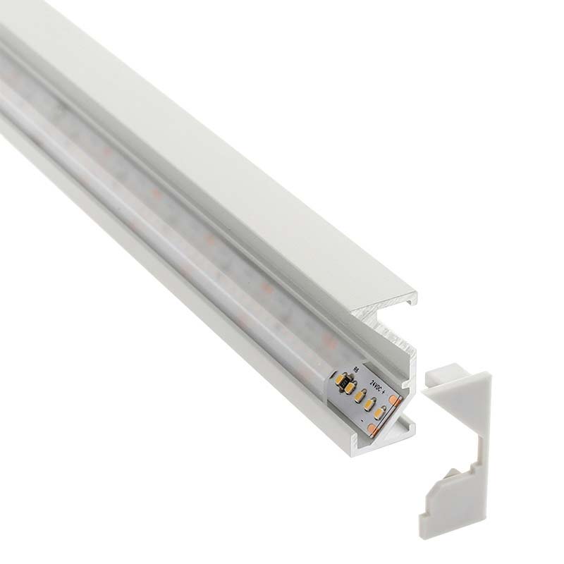 Perfil aluminio WARE para tiras LED