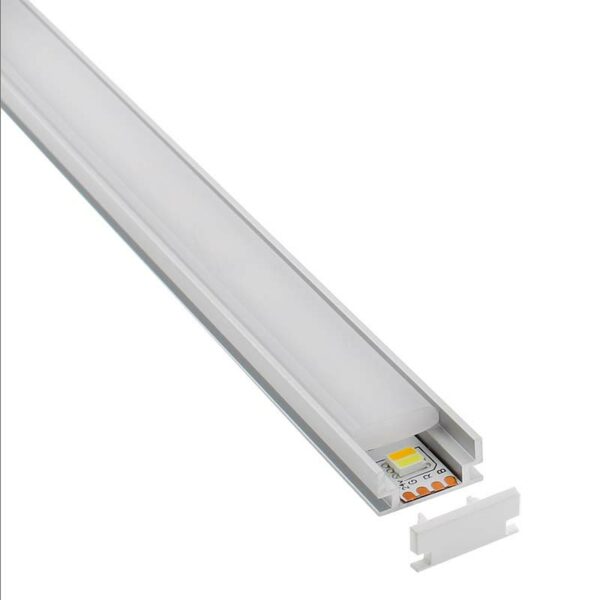 KIT - Perfil aluminio HARDY para tiras LED