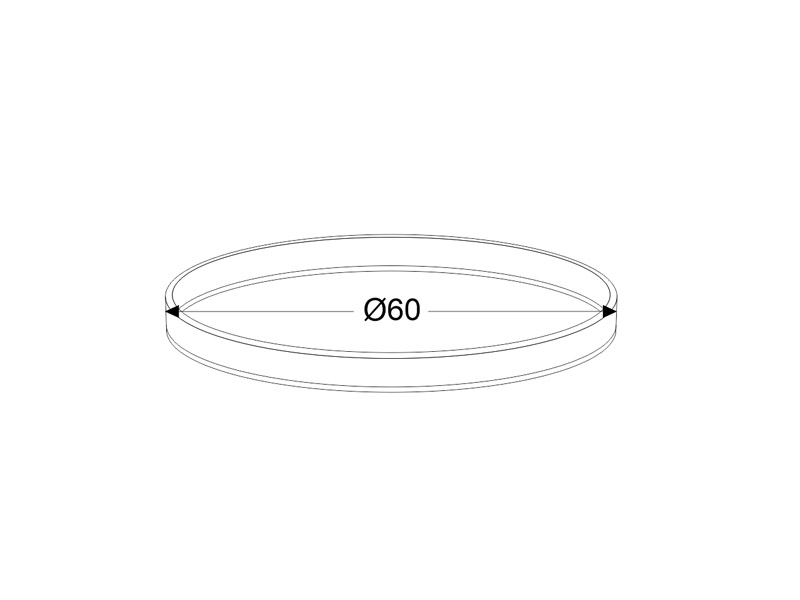 KIT - Perfil aluminio circular RING