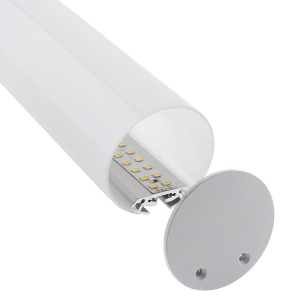 KIT - Perfil aluminio BAROUND_S para tiras LED