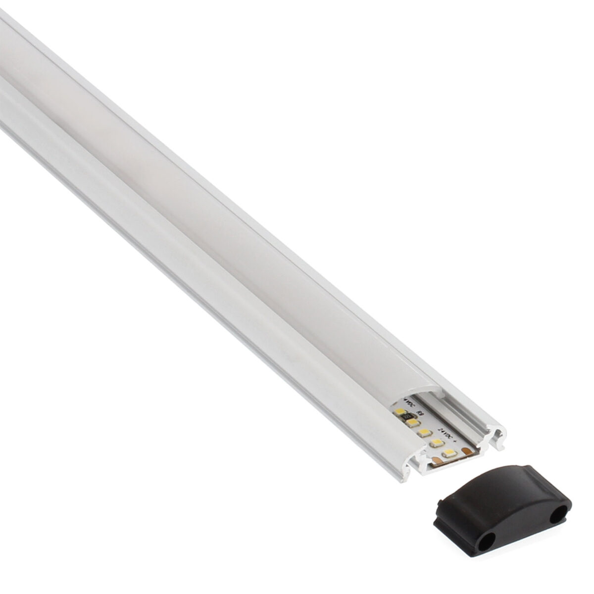 KIT - Perfil aluminio LEK para tiras LED