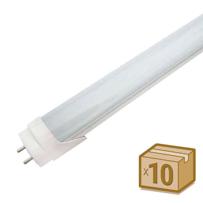 Pack 10 Tubos LED T8 SMD2835 Epistar - Aluminio - 18W - 120cm