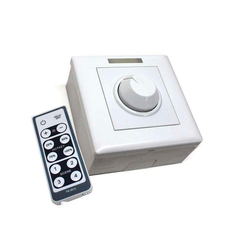 Regulador Dimmer LED + mando IR 200W