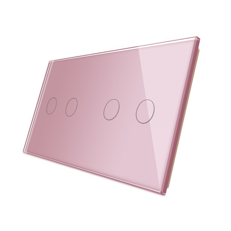 Frontal 2x cristal rosa