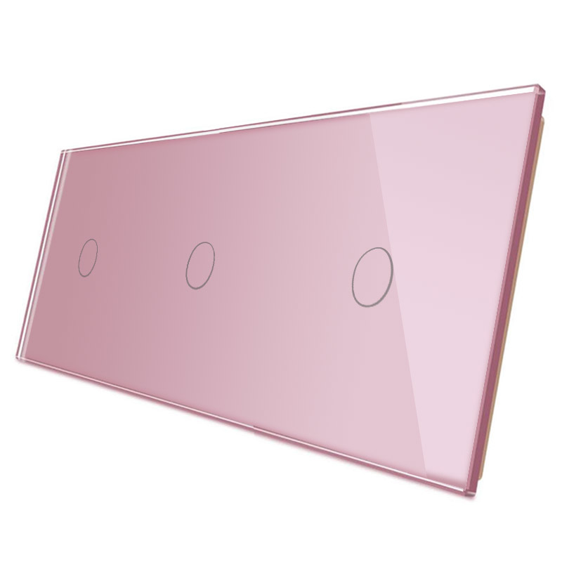 Frontal 3x cristal rosa