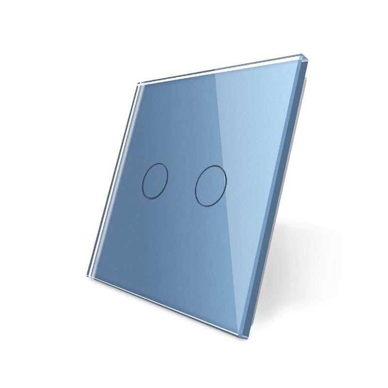 Frontal 1x cristal azul
