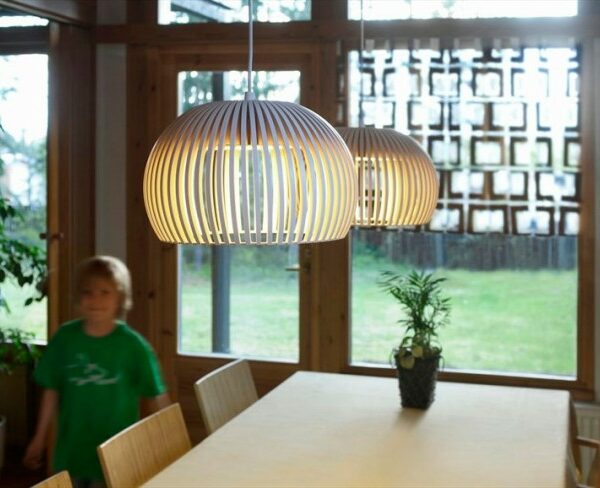 GLOBO Lámpara de madera Ø450mm