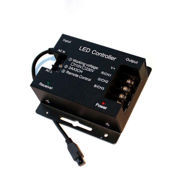 Controlador IR tira led 220V RGB 1200W