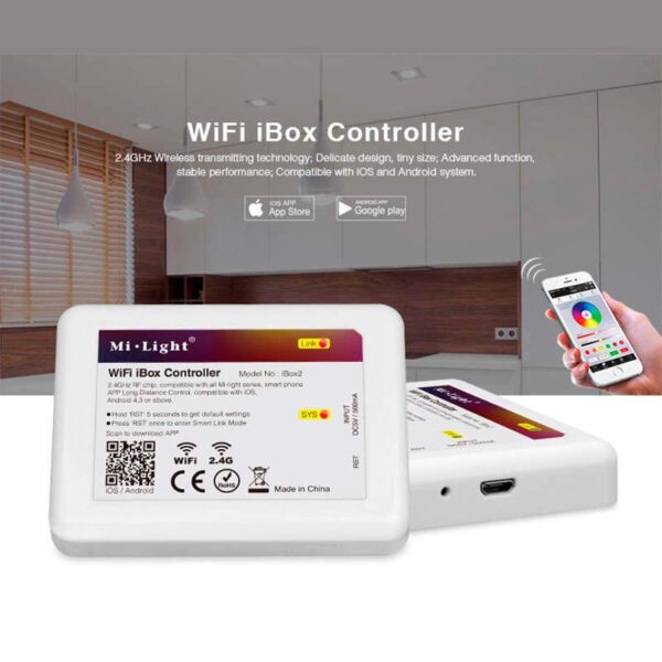 Controlador iBox WiFi - RGB+CCT