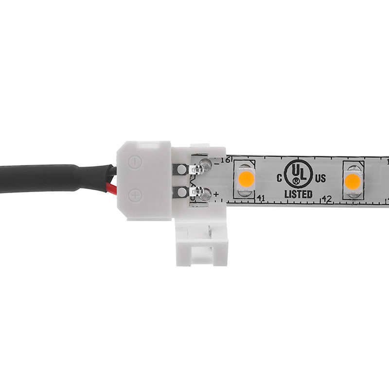 Cable conexión Jack Hembra con conector 2 Pin para tira led 8mm