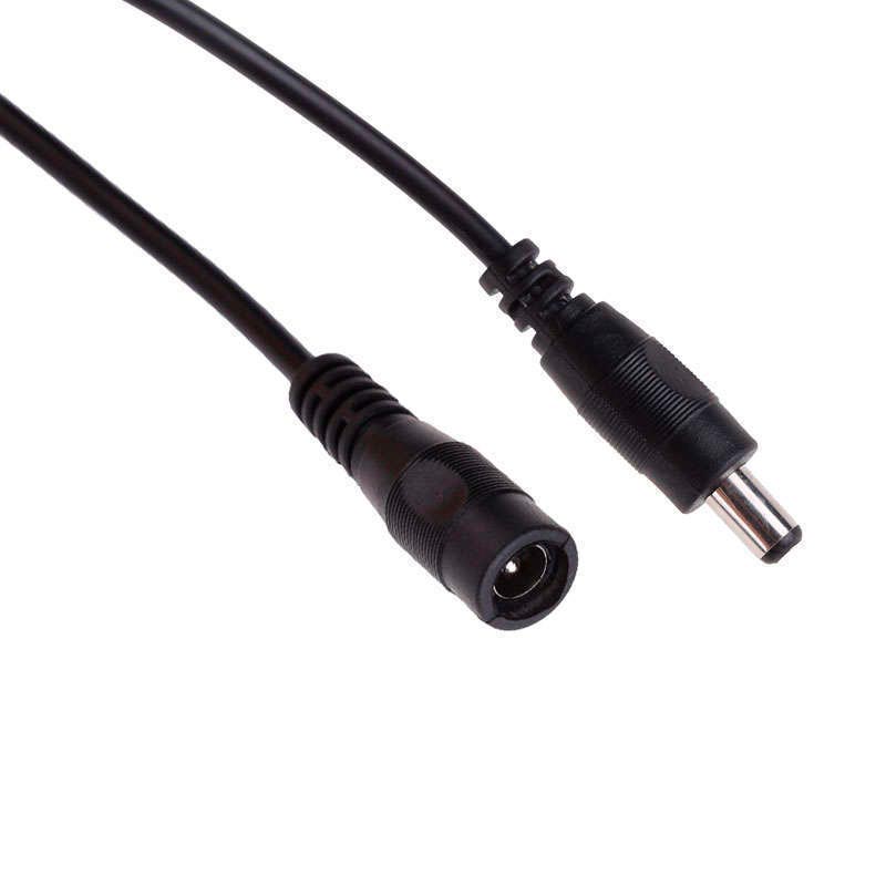 Cable conexión DC Jack Hembra-Macho con interruptor