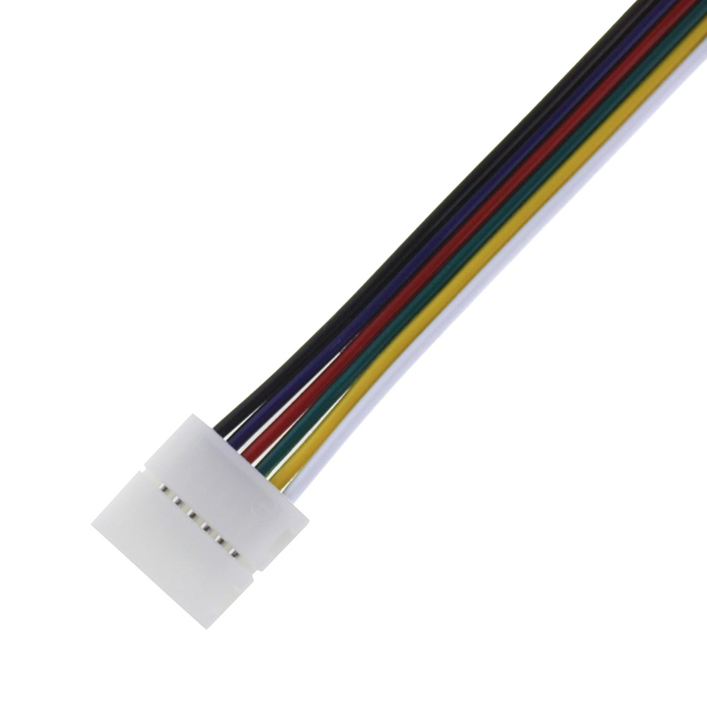 Cable de conexión rápida para tira LED RGB+CCT (6 Pin) 15cm