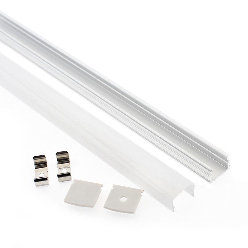 KIT - Perfil aluminio BOLL para tiras LED