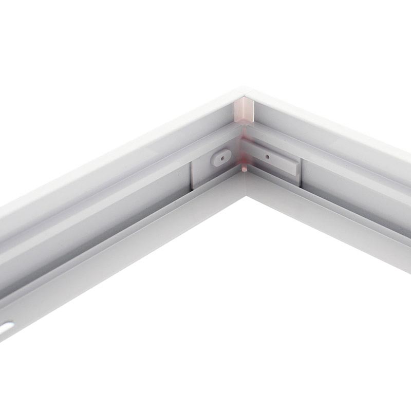 Kit marco Blanco para instalar Panel Led 30x120cm en superficie