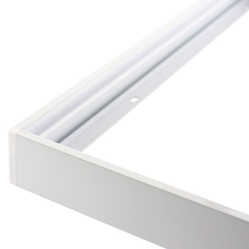 Kit marco Blanco para instalar Panel Led 30x120cm en superficie