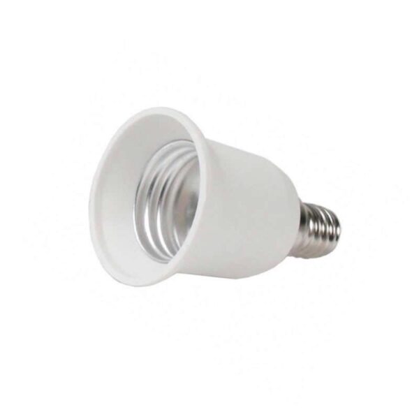 Adaptador / conversor para bombillas E27 a E14