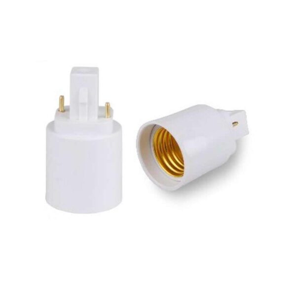 Adaptador / conversor para bombillas de E27 a G24