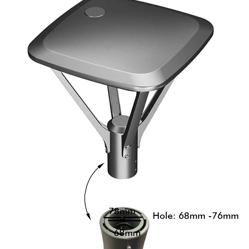 Farola LED 10-100W MILAN Driver Programable Philips Xitanium