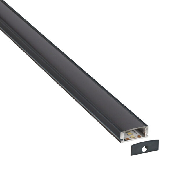 KIT - Perfil aluminio LOX para tiras LED