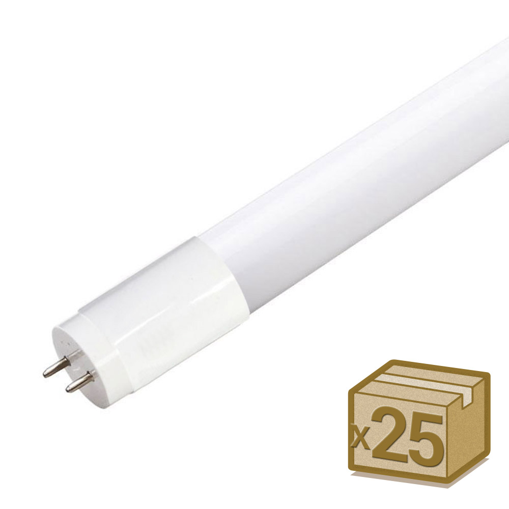 Pack 25 Tubos LED T8 SMD2835 Cristal - 9W - 60cm