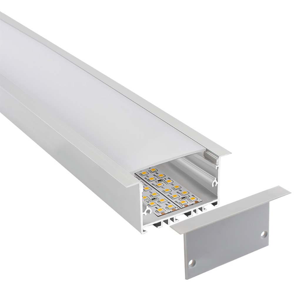 KIT - Perfil aluminio OSIC V2 para tiras LED