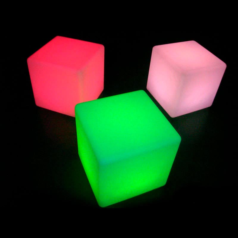 Cubo luminoso led LITEN KUB RGBW recargable