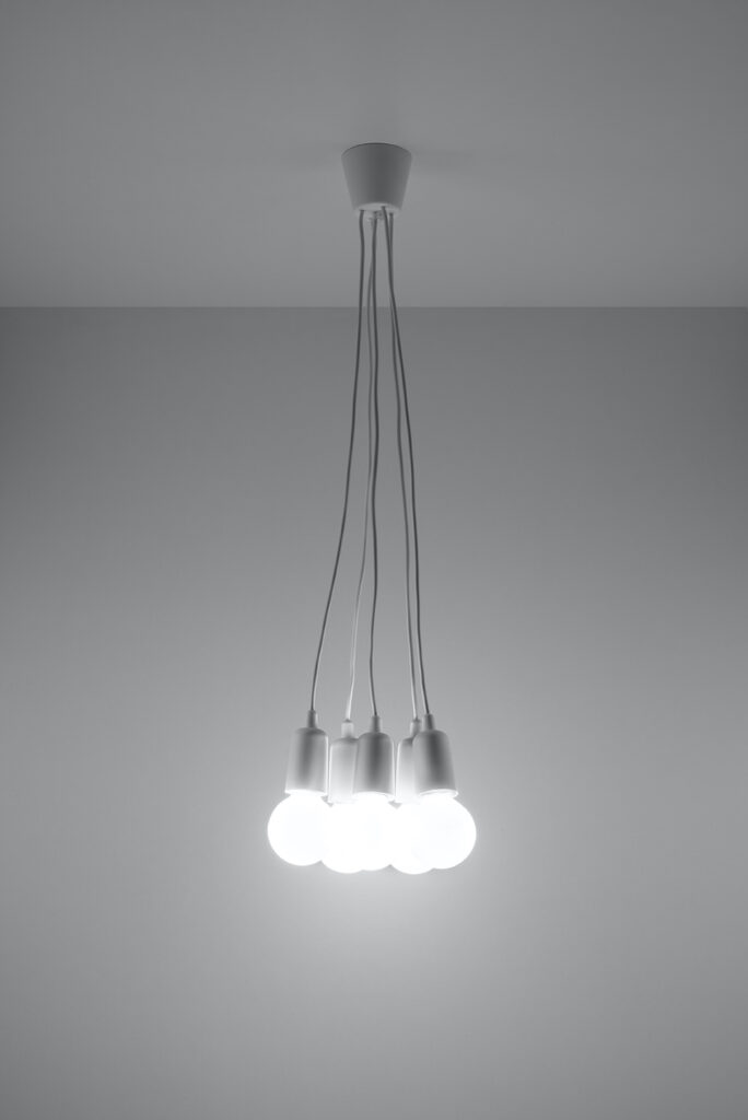Lámpara de techo DIEGO 5 blanco