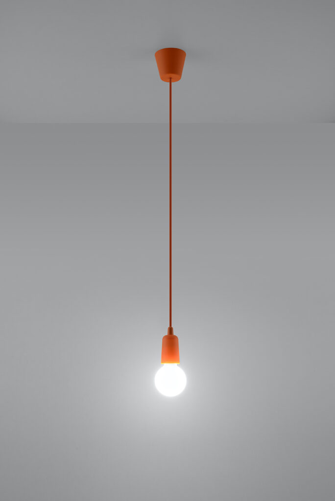 Lámpara de techo DIEGO 1 naranja