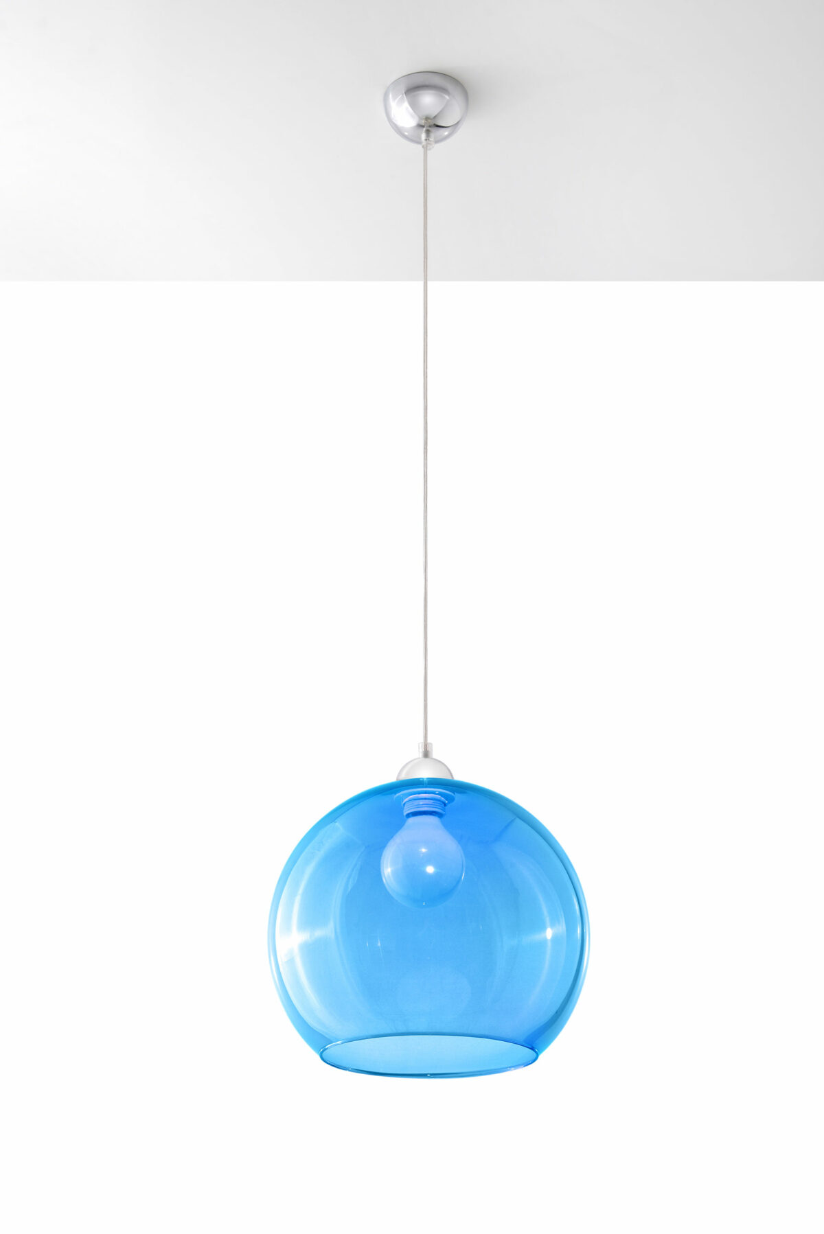 Lámpara colgante BALL azul