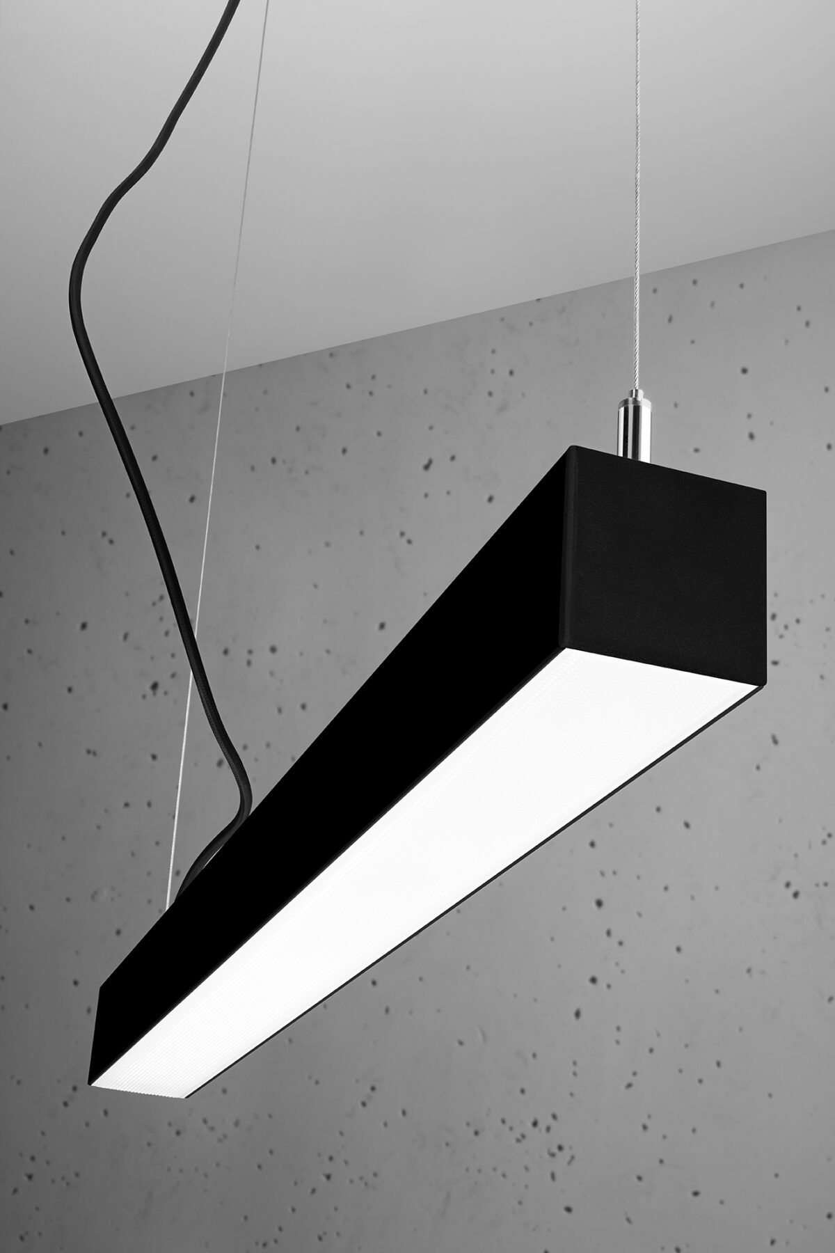 Lámpara de techo PINNE LED LED 65 negro