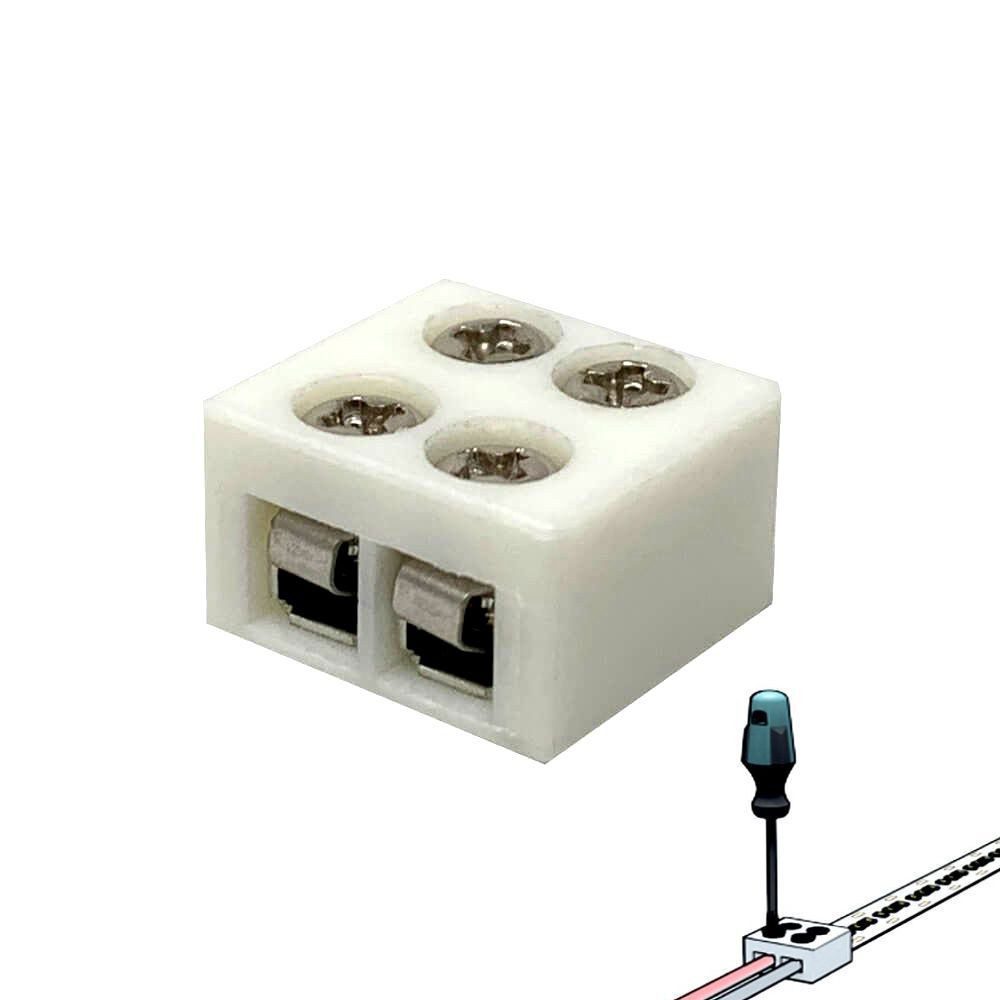 Conector con tornillos para tiras LED SMD