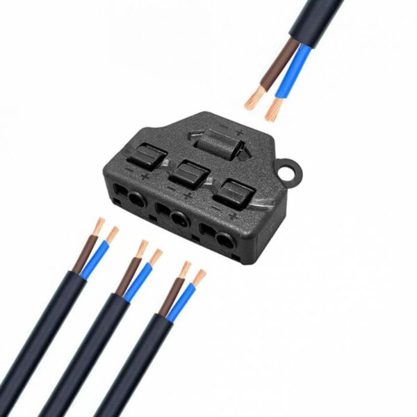 Distribuidor 1*2 a 3*2 cables 0-42V/9A