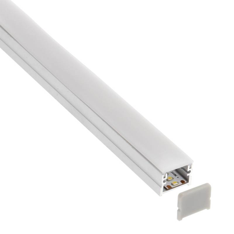 KIT - Perfil aluminio OSY para tiras LED