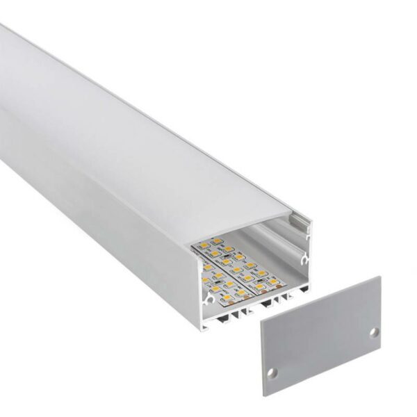 KIT - Perfil aluminio ZAKY para tiras LED