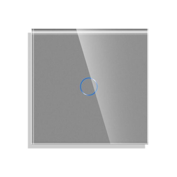 Frontal cristal gris KOOB 1 botón