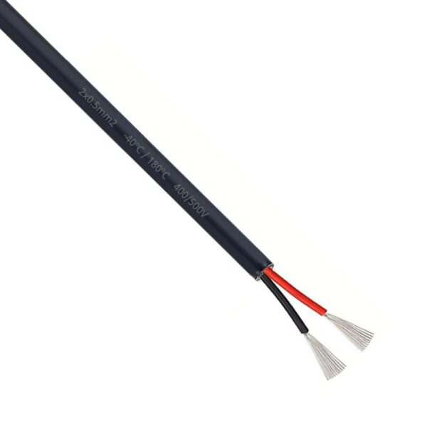 Cable anticalórico de silicona 2x0