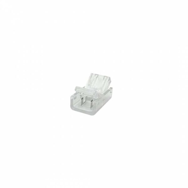 Conector Transparente para unión de tiras LED COB + SMD - 8mm