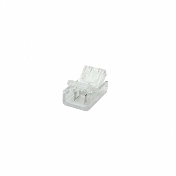 Conector Transparente para unión de tiras LED COB + SMD - 10mm